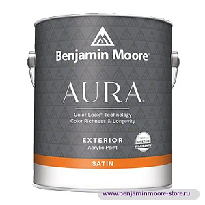 Benjamin Moore 631 Aura® Exterior Satin Finish Атласное  покрытие  в цвете 0371 Fiorito