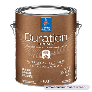 Sherwin-Williams Duration Home® Flat глубокоматовая краска для внутренних работ