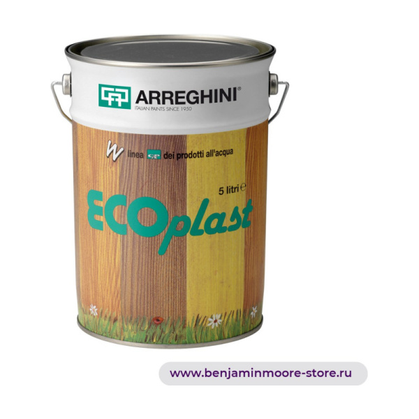 Arreghini Ecoplast W 300 Tix Ac water-based paint for wood — фото | www.benjaminmoore-store.ru