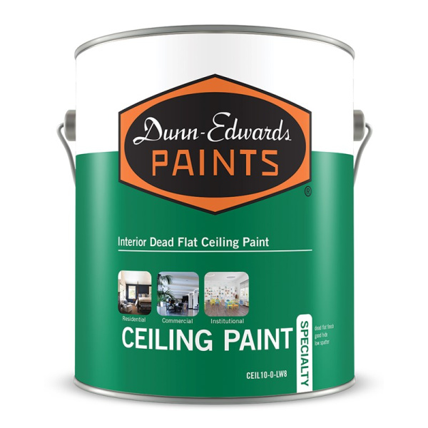 Dunn-Edwards Dead Flat Ceiling Paint CEIL10 глубокоматовая краска для потолков Ultra White — фото | www.benjaminmoore-store.ru