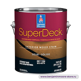 Sherwin-Williams SuperDeck® Waterborne Solid пропитка для наружных работ