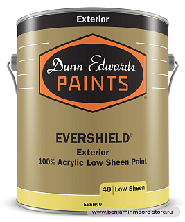 Dunn-Edwards EVERSHIELD® Satin/Low Sheen EVSH40 атласная краска для наружных работ