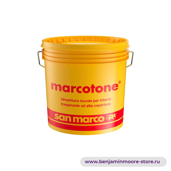 San Marco Marcotone воздухопроницаемая краска на водной основе для внутренних работ с высокой укрывистостью — фото | www.benjaminmoore-store.ru
