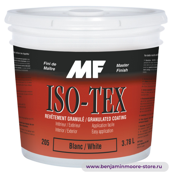 Декоративная штукатурка MF 205 Iso-Tex Декоративное покрытие для внутренних и наружних работ					 — фото | www.benjaminmoore-store.ru