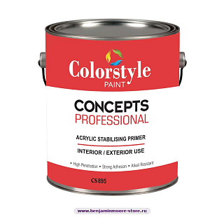 Грунтовка Colorstyle CS 895 Concepts Professional Acrylic Stabilizing Primer / Колорстайл CS 895 стабилизирующая грунтовка-концентрат
