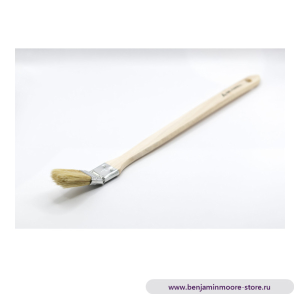 Кисть радиаторная с натуральной щетиной DeltaRoll, 25мм — фото | www.benjaminmoore-store.ru