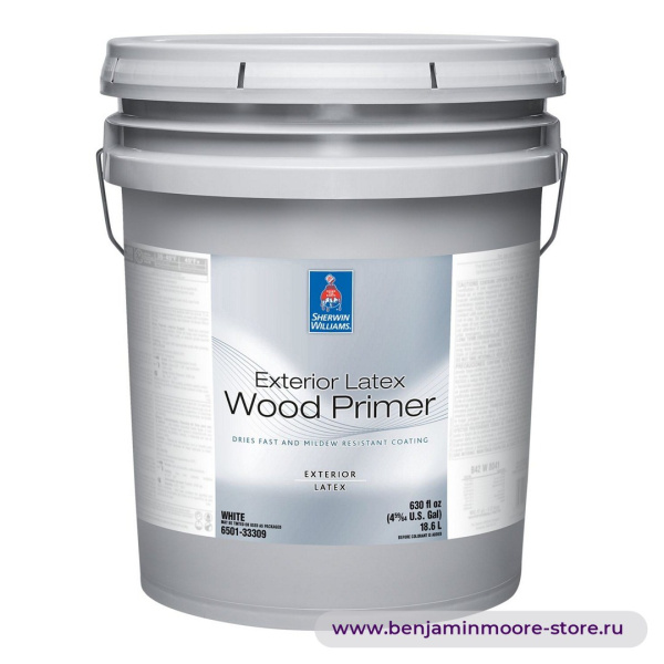 Sherwin-Williams Exterior Latex Wood Primer грунт для наружных работ — фото | www.benjaminmoore-store.ru