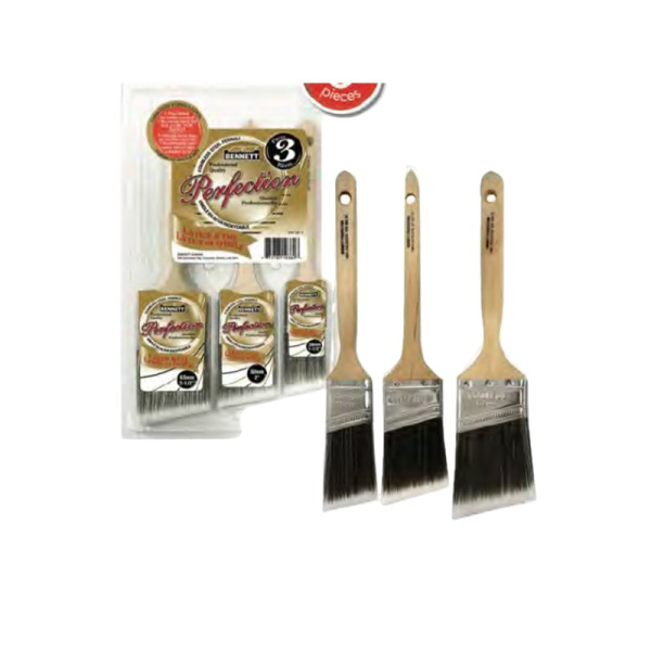Набор кистей Bennett Perfection PRF SET 3 (38, 50, 63 мм), скошенные, полиэстер — фото | www.benjaminmoore-store.ru