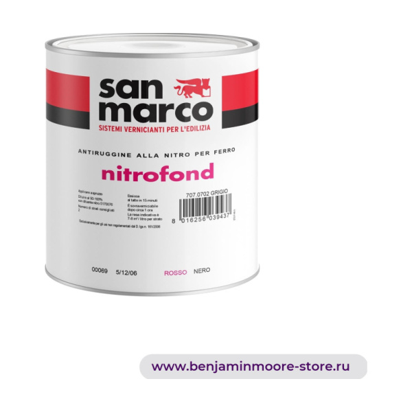 San Marco Nitrofond антикоррозийное средство на основе селитры для железа — фото | www.benjaminmoore-store.ru