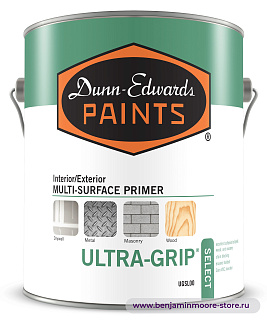Грунтовка Dunn-Edwards ULTRA-GRIP® Select UGSL00 / Данн-Эдвардс Ультра-Грип Селект адгезионный грунт с нулевым содержанием ЛОС для внутренних и наружных работ