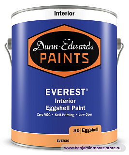 Dunn-Edwards EVEREST® Eggshell EVER30 краска с блеском «яичная скорлупа» для внутренних работ