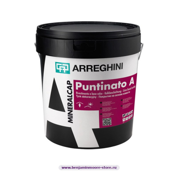 Декоративная штукатурка Arreghini Puntinato  / Аррегини Пунтинато  Пастообразное минеральное декорат — фото | www.benjaminmoore-store.ru
