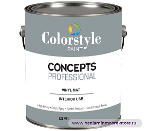 Colorstyle CS 891 Concepts Professional Vinyl Matt краска для внутренних работ в цвете OC-136 Celery Salt