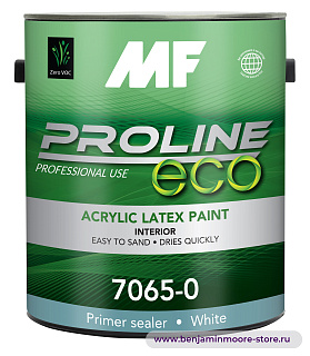Грунтовка MF Paints Proline Eco Primer 7065 / МФ Пэйнтс Пролайн Эко Праймер 7065 грунт-герметик для гипсокартона с нулевым содержанием ЛОС, для внутренних работ