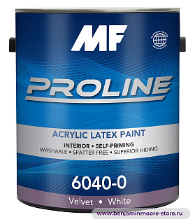 MF Paints Proline Blue 6040 Velvet бархатистая матовая краска для внутренних работ
