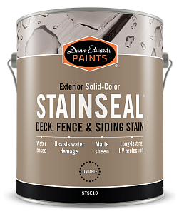 Dunn-Edwards Solid-Color Exterior Deck, Fence & Siding Stain STSE10 кроющая пропитка для террас, заборов и сайдинга в цвете 2019-10 Mardi Gras Gold