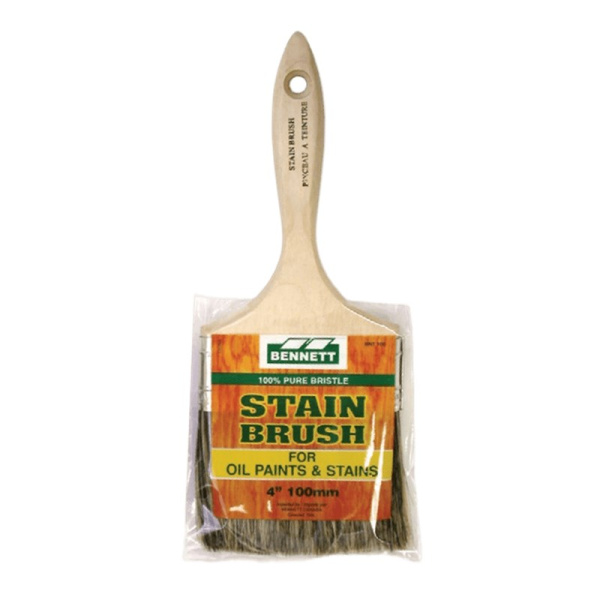 Кисть Bennett BNT 100 Stain Brush 4″ (100 мм), смешанная щетина — фото | www.benjaminmoore-store.ru
