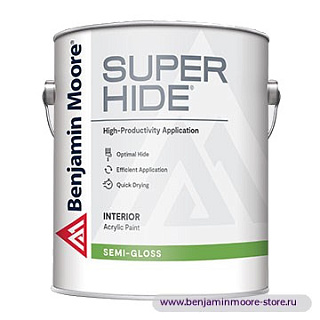 Benjamin Moore N298 Super Hide® Low VOC Semi-Gloss полуглянцевая краска для внутренних работ
