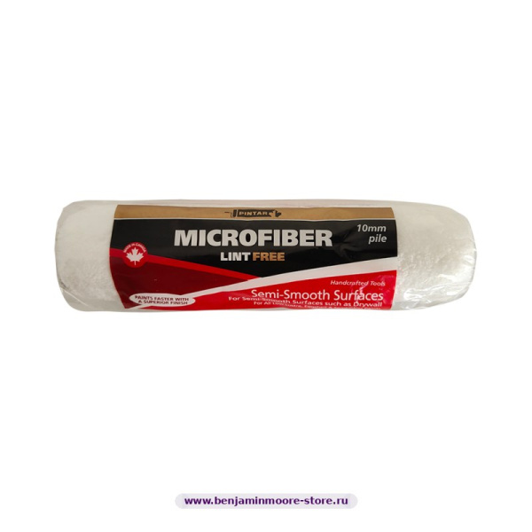 Малярный валик Pintar MW9538 микрофибра, 240 мм, ворс 10 мм — фото | www.benjaminmoore-store.ru