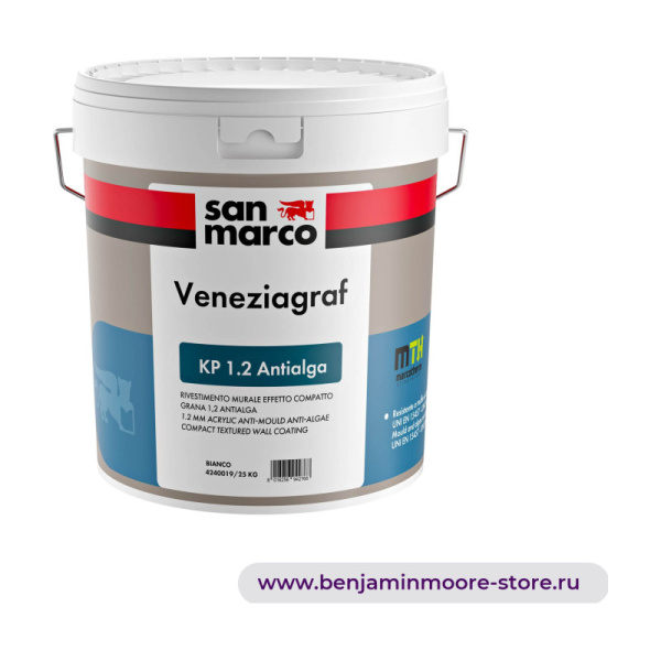 San Marco Veneziagraf Kp 1,2 настенное покрытие с компактным эффектом мелкой зернистости. размер гранул: 1,2 — фото | www.benjaminmoore-store.ru