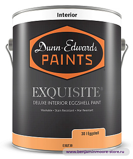Dunn-Edwards EXQUISITE® Eggshell EXQT30 краска с блеском «яичная скорлупа» для внутренних работ