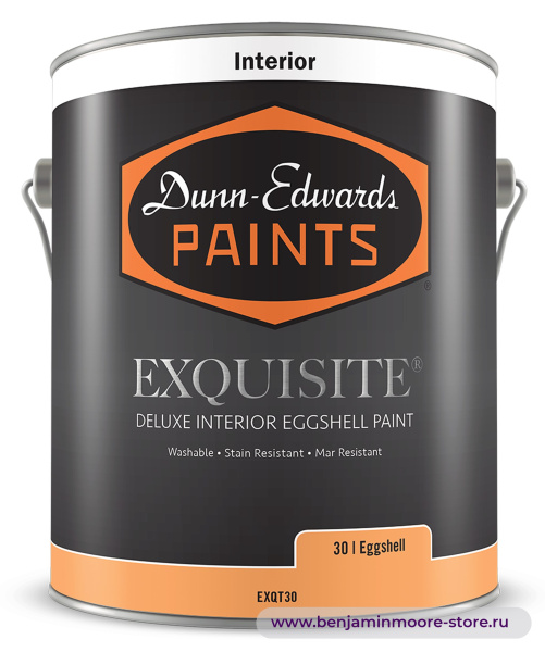 Dunn-Edwards EXQUISITE® Eggshell EXQT30 краска с блеском «яичная скорлупа» для внутренних работ — фото | www.benjaminmoore-store.ru