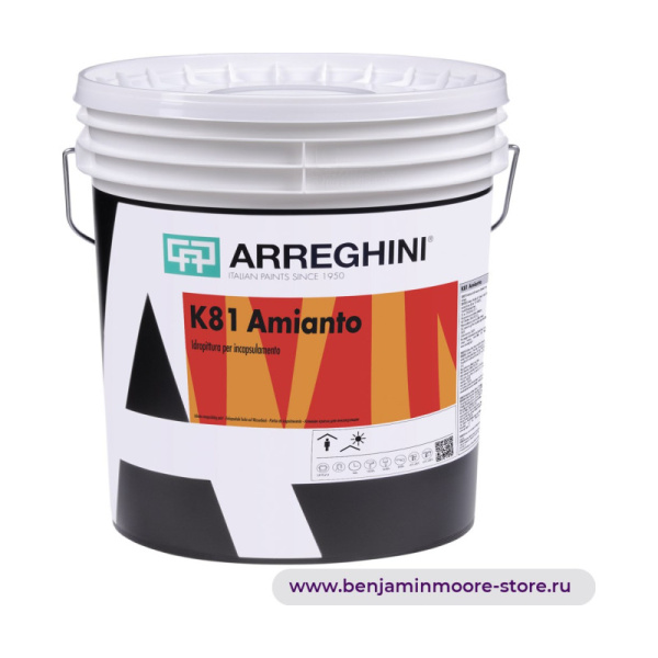 Arreghini K81 Amianto клеевая краска для инкапсуляции — фото | www.benjaminmoore-store.ru