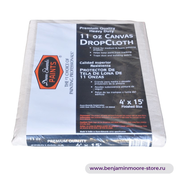 Укрывная ткань Dunn-Edwards Heavy Duty — фото | www.benjaminmoore-store.ru