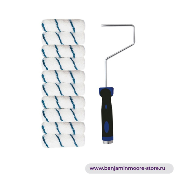 Набор валиков из 12 шт. AllPro Microfiber 12 pack 4'' (10,16 см) x 3 / 8 (Premier Paint) — фото | www.benjaminmoore-store.ru