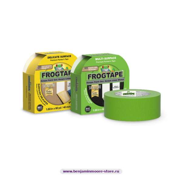 Малярный скотч FrogTape 24 мм — фото | www.benjaminmoore-store.ru