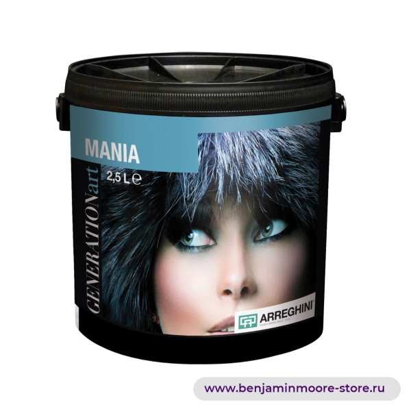 Декоративная краска Arreghini Mania Perla / Аррегини Мания Изящная матовая декоративная краска  для 