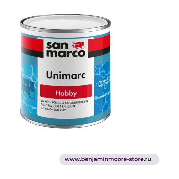 San Marco Unimarc Hobby акриловой водорастворимой эмали для декора и изготовления домашних поделок - для внутренних и наружных работ — фото | www.benjaminmoore-store.ru