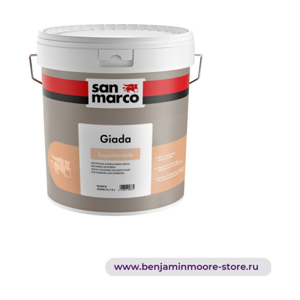 San Marco Giada супермоющаяся краска с бархатисто - опаковым эффектом для внутренних и наружных работ — фото | www.benjaminmoore-store.ru