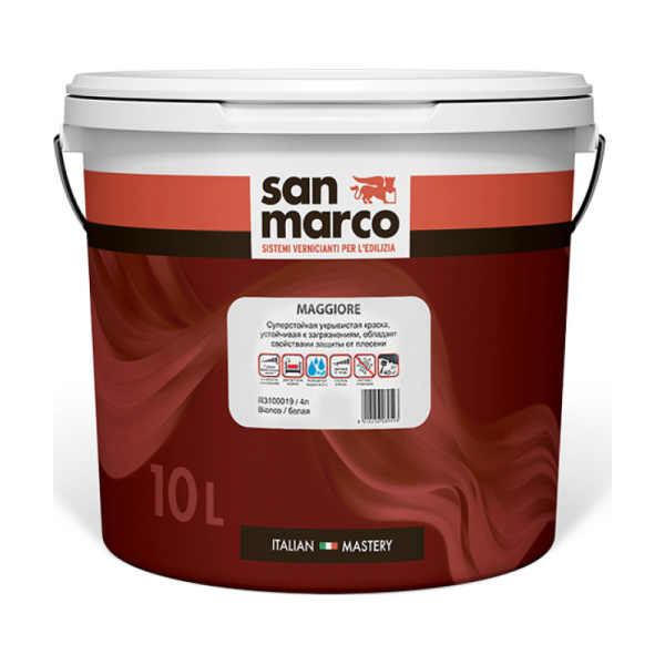 Краска San Marco Maggiore / Сан Марко Маджоре Суперстойкая матовая краска — фото | www.benjaminmoore-store.ru
