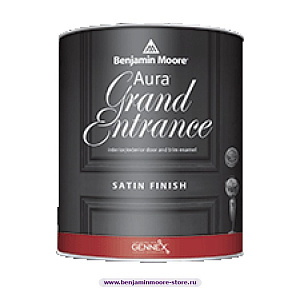 Benjamin Moore 147 Аura Grand Entrance Satin атласная алкидная эмаль в цвете 054 Farmers Market