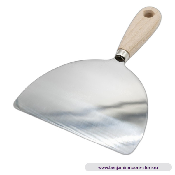 Шпатель овалный из нержавеющей стали Inox Boldrini, 150 мм — фото | www.benjaminmoore-store.ru