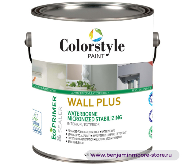 Colorstyle CS 192 Wall Plus Eco Prime грунт для внутренних и наружных работ — фото | www.benjaminmoore-store.ru