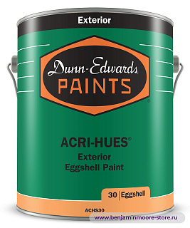 Dunn-Edwards ACRI-HUES® Eggshell ACHS30 краска с блеском «яичная скорлупа» для внутренних и наружных работ