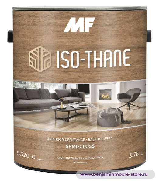 MF Paints Iso-Thane 5520 лак для внутренних работ — фото | www.benjaminmoore-store.ru