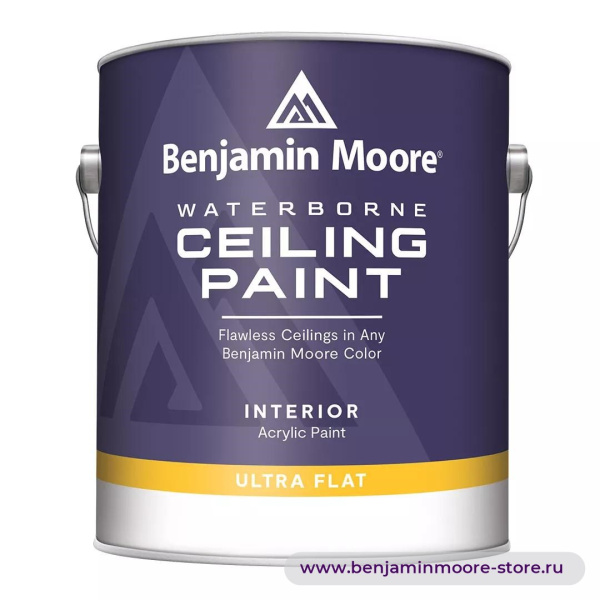 Benjamin Moore 508 Waterborne Ceiling Paint  Акриловое покрытие для потолков — фото | www.benjaminmoore-store.ru