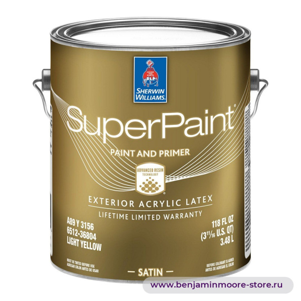 Sherwin-Williams SuperPaint® Exterior Satin атласная краска для наружных работ — фото | www.benjaminmoore-store.ru