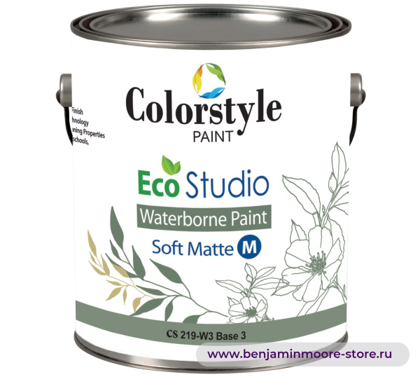 CS 219 EcoStyle Soft Matte матовая экологически чистая краска для стен — фото | www.benjaminmoore-store.ru