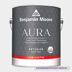 Benjamin Moore 634 Aura® Exterior Low Lustre Finish Покрытие с низкой степенью блеска   в цвете OC-136 Celery Salt
