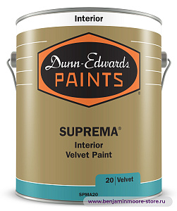 Dunn-Edwards SUPREMA® Velvet SPMA20 бархатистая матовая краска для внутренних работ в цвете 376 Mother Earth