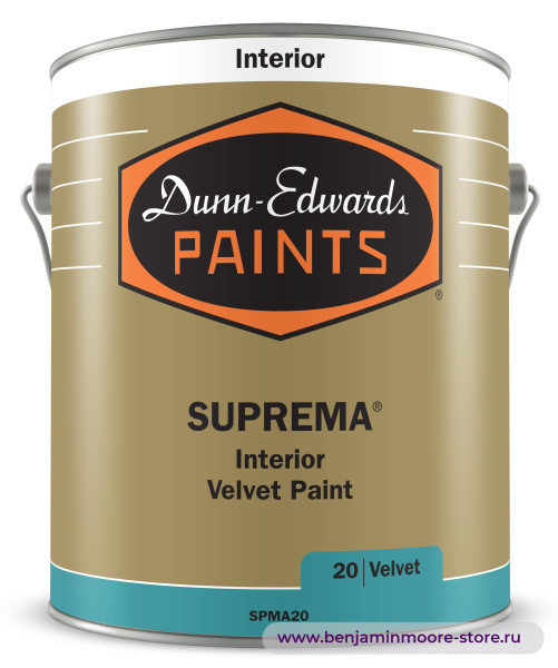 Dunn-Edwards SUPREMA® Velvet SPMA20 бархатистая матовая краска для внутренних работ — фото | www.benjaminmoore-store.ru