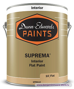 Dunn-Edwards SUPREMA® Flat SPMA10 глубокоматовая краска для внутренних работ в цвете 376 Mother Earth