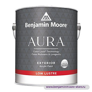 Benjamin Moore 634 Aura® Exterior Low Lustre Finish Покрытие с низкой степенью блеска   в цвете 0371 Fiorito