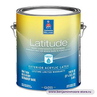 Sherwin-Williams Latitude™ Exterior Gloss глянцевая краска для наружных работ