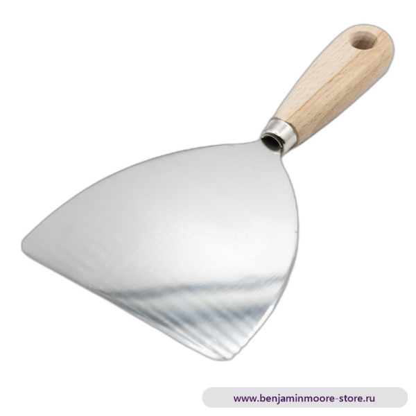 Шпатель овалный из нержавеющей стали Inox Boldrini, 120 мм — фото | www.benjaminmoore-store.ru