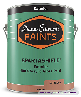 Dunn-Edwards SPARTASHIELD® Gloss SSHL60 глянцевая краска для наружных работ